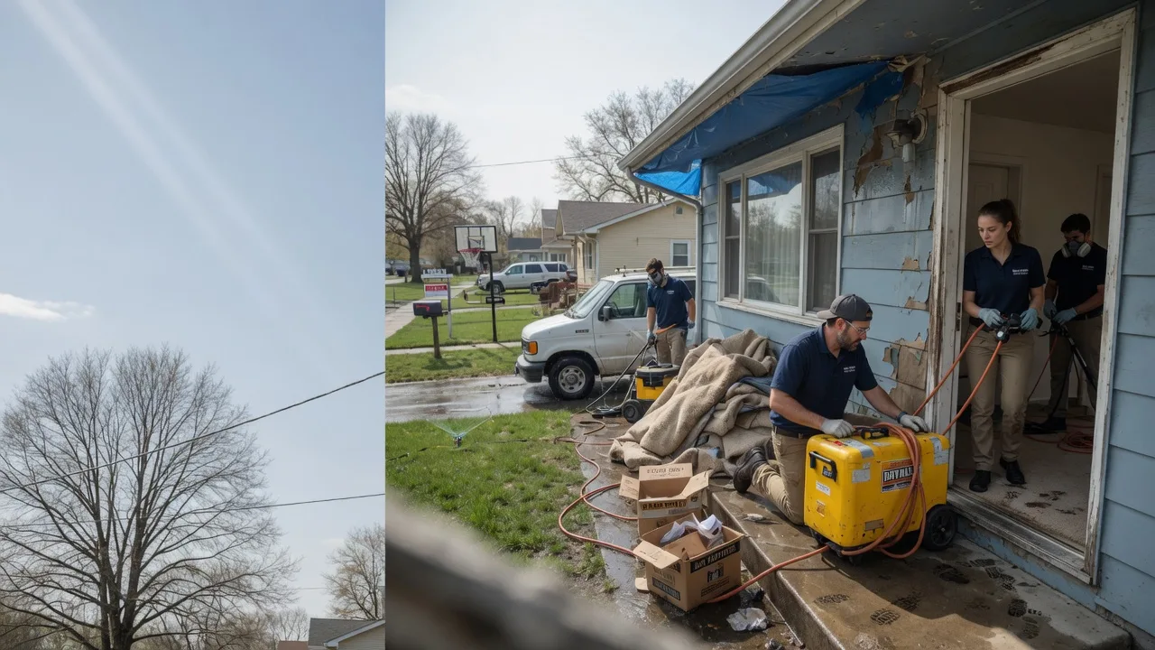 Basement Flood Cleanup in Etna Green, IN near me